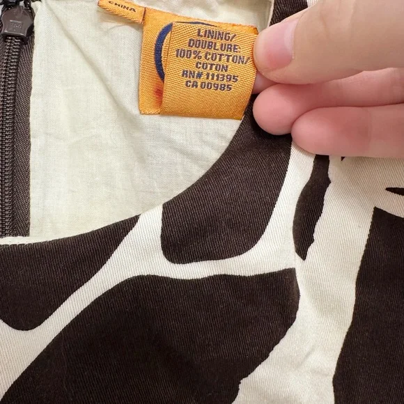 Tory Burch - Giraffe Dress | cotton | cotton | safari | cocktail | preppy - Picture 8 of 10